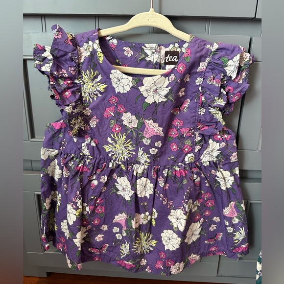 Tea Collection Ruffle Blouse 7 - Picture 1 of 7